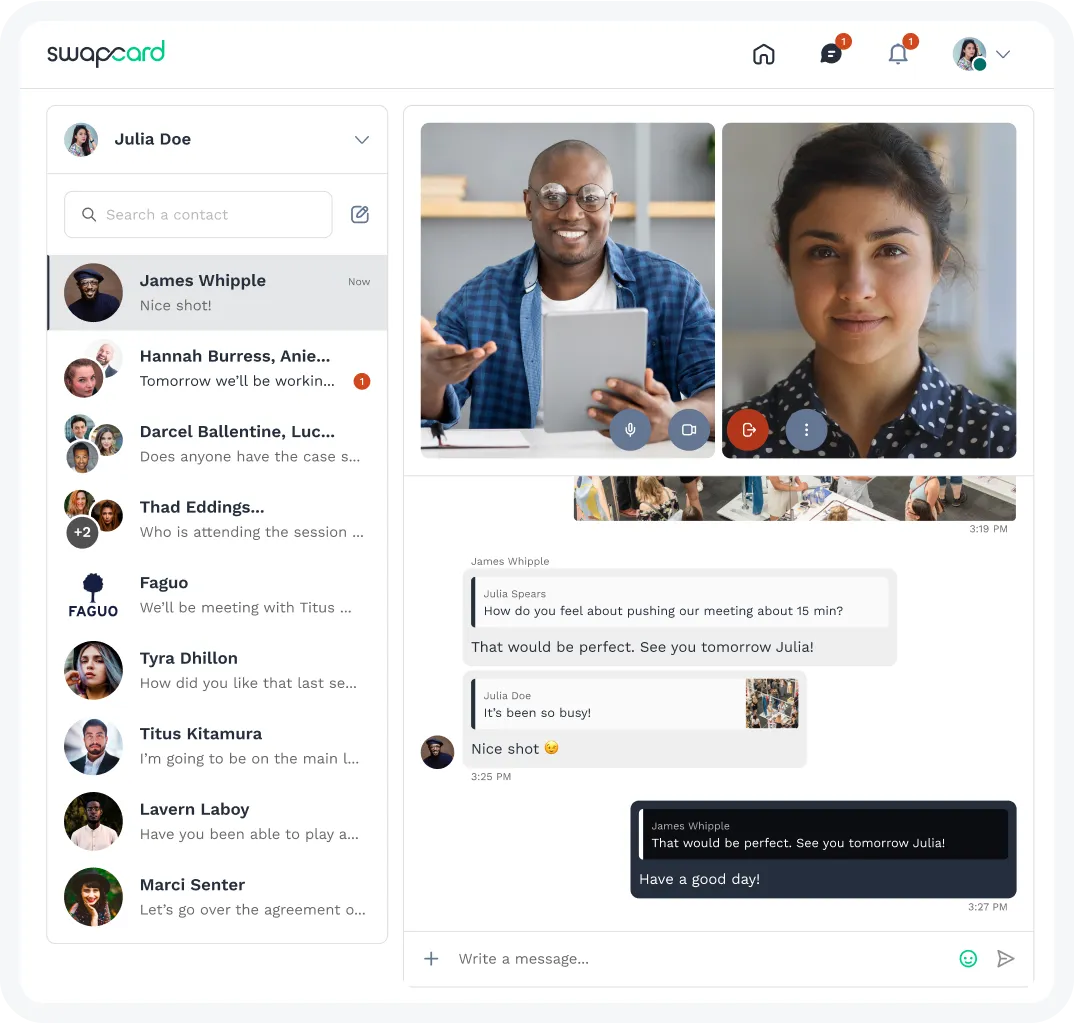 1030 - Messages - Video call - Desktop